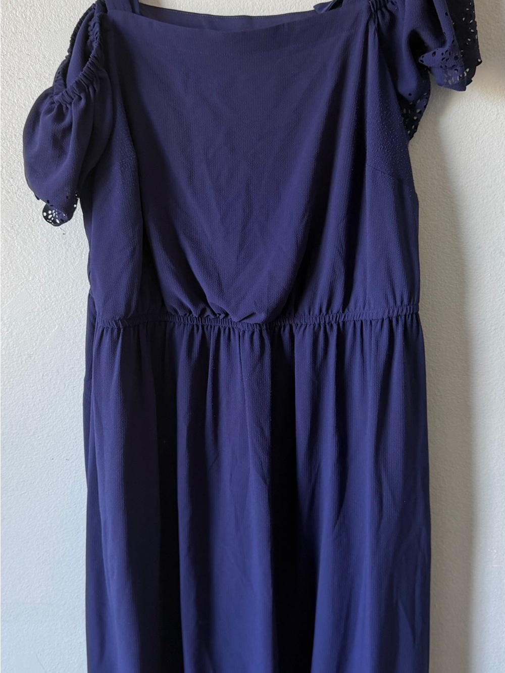 Lane Bryant Navy Blue Casual Midi Dress - Picture 2 of 3